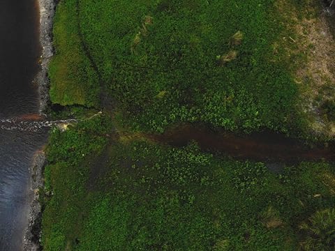 4K Aerial Footage Of The St Johns River In Florida