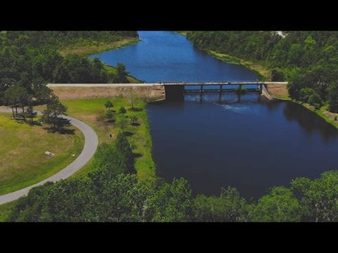 DJI Mavic Air Flying Over Blanchard Park In Orlando