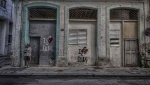 Woman-Standing-on-Streen-In-Old-Havana-Cuba