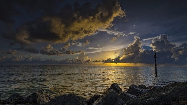 Sunset At Honeymoon Island State Park